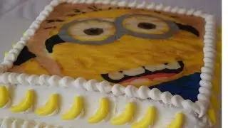 How to Make a Minion Transfer Cake