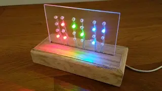 DIY WiFi binary clock with ESP12