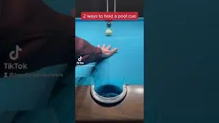 How to hold a cue!!