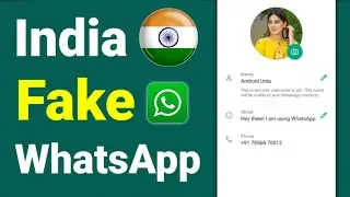 India 🇮🇳 Fake WhatsApp Number | How to create fake whatsapp with indian number