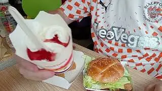 trying the new  McDonald's 50th  birthday menu