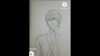Light yagami drawing 