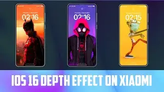 Use iOS 16 Lockscreen Style On Xiaomi Mobiles | How To Use Depth Effect Wallpaper On Android