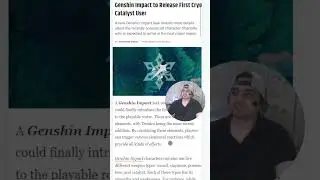 Genshin Impact to Release First Cryo Catalyst User
