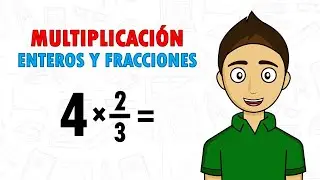 Multiplication of integers and fractions Super easy - For beginners