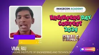 Engineers Day Contest 2024 | Mr.Vimal Raj -Finalist | Tagore Institute of Engineering and Technology