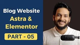 5. Create Footer using Astra Footer Builder - Fully Custom Footer