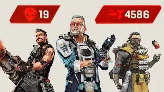 OLD MAN SQUAD gets me 19 kills & 4K DAMAGE in Apex Legends