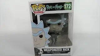 Funko Pop Vinyl Rick and Morty Weaponized Rick Unboxing
