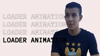 HTML css loader animation