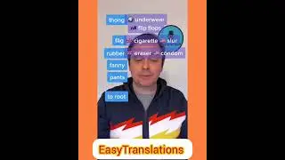 Vocabulary differences in English from around the world.