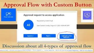 Approval Workflow with Custom Button in Approval Mail | Add Extra or Custom Button in Approval mail