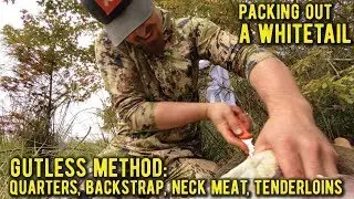 QUARTER and PACK OUT A WHITETAIL DEER - How to butcher tutorial
