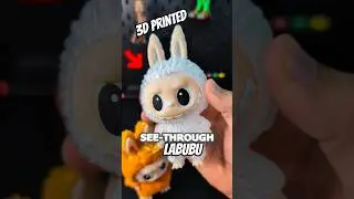 3D Printed See-Through Labubu Translucent 