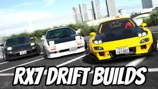 Gran Turismo 7 RX7 Drift Builds for 1.31 Physics