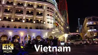 Night Walking Tour Ho Chi Minh, Vietnam🇻🇳 | 4K60fps