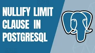 Nullify Limit Clause in PostgreSQL with Usecase