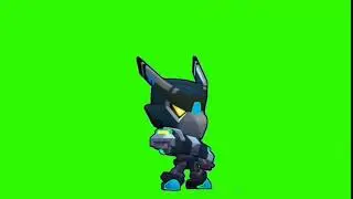 Футаж Темного Ворона Меха На Зелёном Фоне | Footage Green Screen Night Mecha Crow