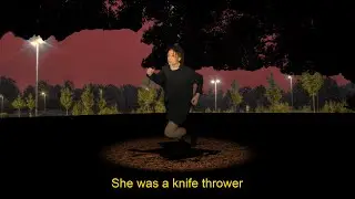 Junie & TheHutFriends - She Was A Knife Thrower [Run For Your Life, Carry A Knife] (Lyric Video)