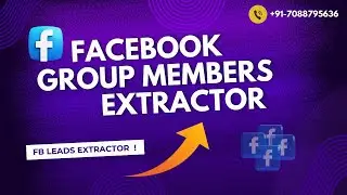 how to extract facebook group members | facebook data extractor 2024