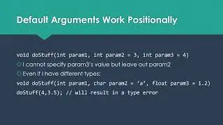 Parameter Passing Introduction