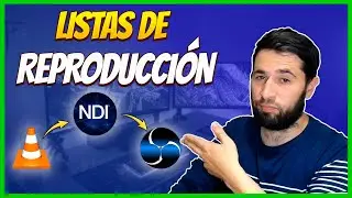 Create a playlist in VLC and send it to OBS via NDI / How to pause videos in OBS