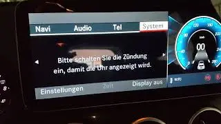 Как сменить язык на Mercedes Benz B class W246.
