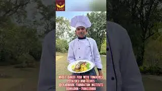 WHOLE BAKED FISH WITH TOMATOES & POTATOES | BEST HOTEL MANAGEMENT INSTITUTE IN DEHRADUN #foodie