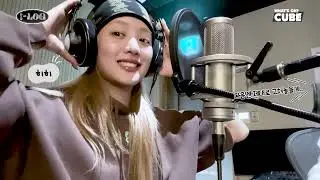 [Sub Español] (G)I-DLE - I-LOG #21 Vlog de estudio de Minnie