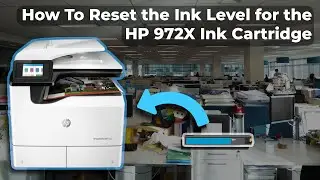 Do this to reset the ink level for HP 972X Ink Cartridge!