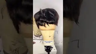Maudification d’une perruque courte
