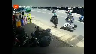 orang gila kena sleding part 2