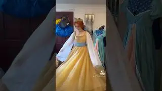 Dresses from the archives: Anastasia! 💛💙✨ #sewing #fashion #diy #costume #cosplay