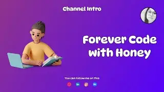 My New Channel Intro | Forever Code with Honey #youtube #youtubeshorts #youtubeintro