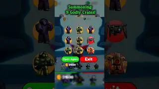 Summoning 9 Godly Crates in SKIBIDI TOWER DEFENSE!!🔥 