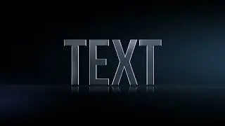 Free 3D Text After Effects Templates