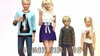 Sims 3 Create a Townie (EP16) The Bunch Siblings