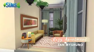COZY BACHELOR APARTMENT (SAN MYSHUNO) | The Sims 4 | Stop Motion | NoCC