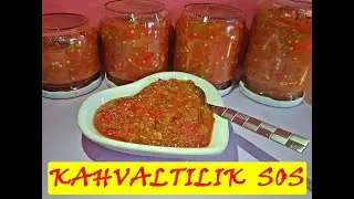 PATLICANLI KAPYALI KAHVALTILIK SOS  #kahvaltılıksos #kahvaltı #kışhazırlığı