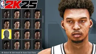 WEMBY WEMBANYAMA FACE CREATION IN NBA 2K25