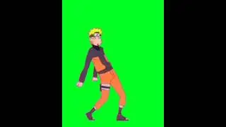 Anime Green Screen: Naruto Uzumaki dance