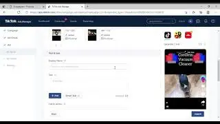 TikTok8 - create ads retarget