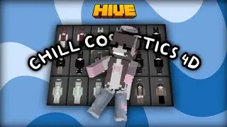 MCPE COSMETICS CHILL SKINS 4D (custom cosmetics for hive)