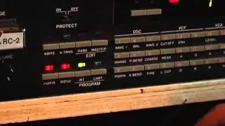 Kawai K3m Synthesizer Module demonstration with Behringer BCR2000