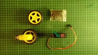 Servo MG996R and toy wheels