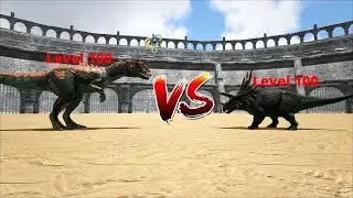Allosaurus VS Triceratops | ARK Survival Evolved 2021