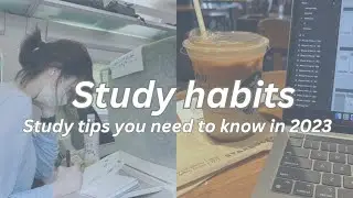 Study tips you need to know in 2023| Effective study tips| Diya ~Aesthetics