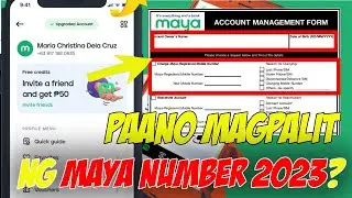 HOW TO UPDATE MAYA ACCOUNT NUMBER?