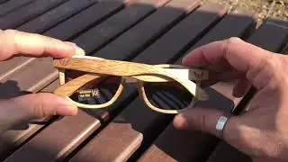 Солнцезащитные очки мужские из натурального дерева с поляризационными линзами Woodys Polarized