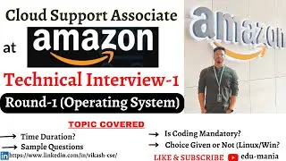 Cloud Support Associate Technical Interview-1| 30+ Interview Questions| Amazon| CSA Experience | AWS